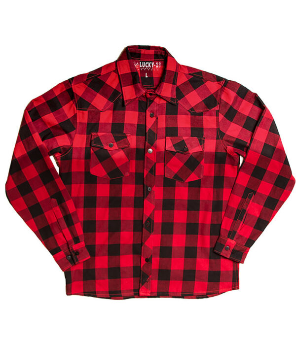 The Rincon Flannel red/black