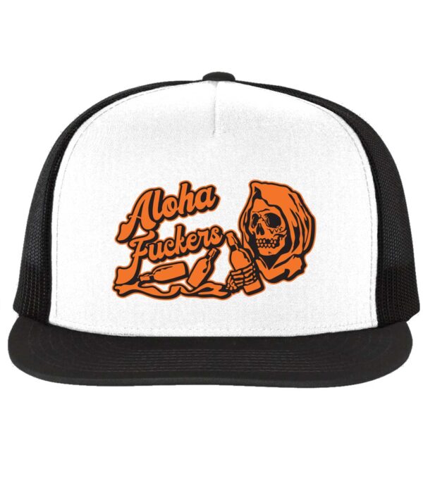 Aloha Fuckers Cap wht/org