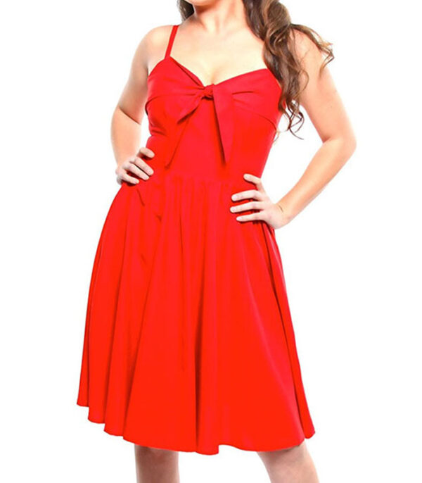 Lucille Swing Dress Red