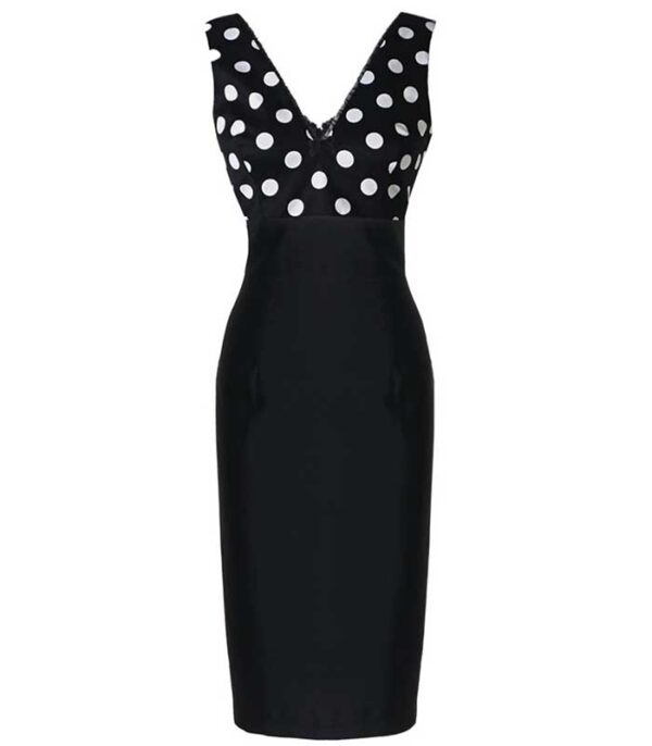 Jayne Wiggle Dress black/black