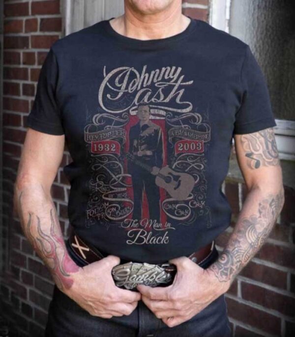 The Man in Black Tee