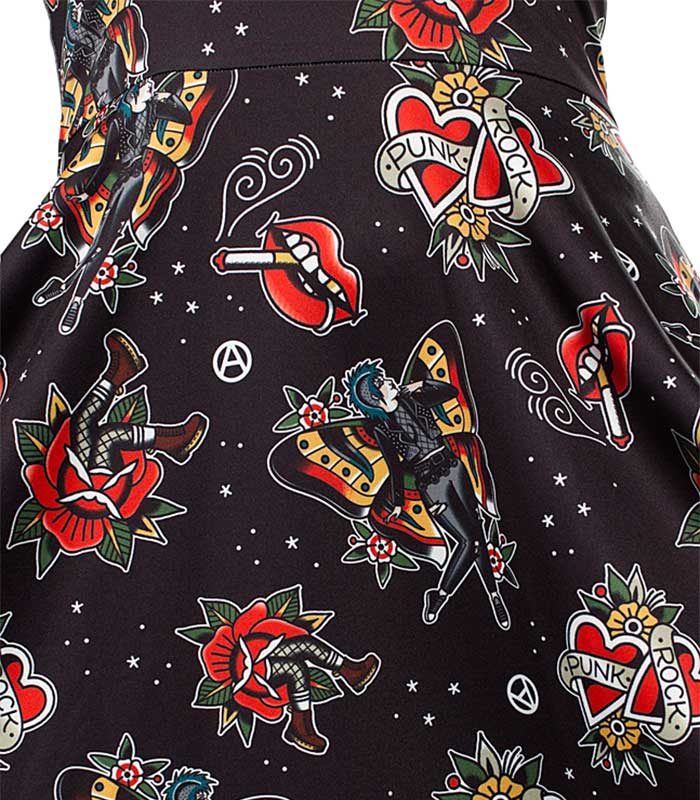 Punk Rock Girl Skater Dress - Bild 6