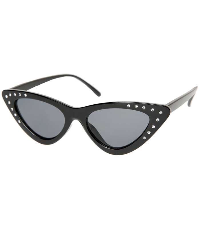 Black Rhinestone Sunglasses - Bild 2