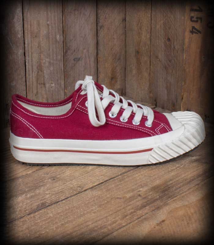 Burnout Low Top Sneaker bordeaux