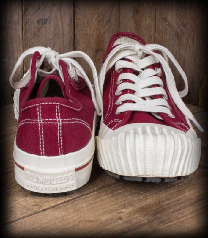 Burnout Low Top Sneaker bordeaux - Bild 3