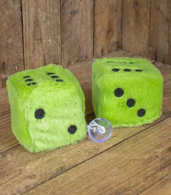 Fuzzy Dice grön/svart
