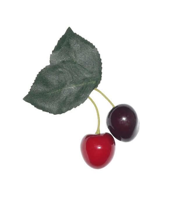 Double Cherry Hair Clip